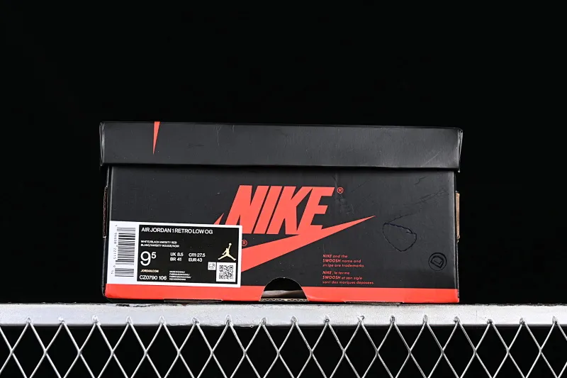 All categories Air Jordan Jordan series basketball shoes Air Jordan 1 Low OG version Air Jordan 1 Low "Black Toe" AJ1 Joe 1 new black toe cultural and leisure sports sneakers CZ0790-106